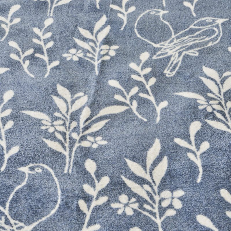 Bleu Blanc Cotton Single Blanket 150x200 cm - Image 4