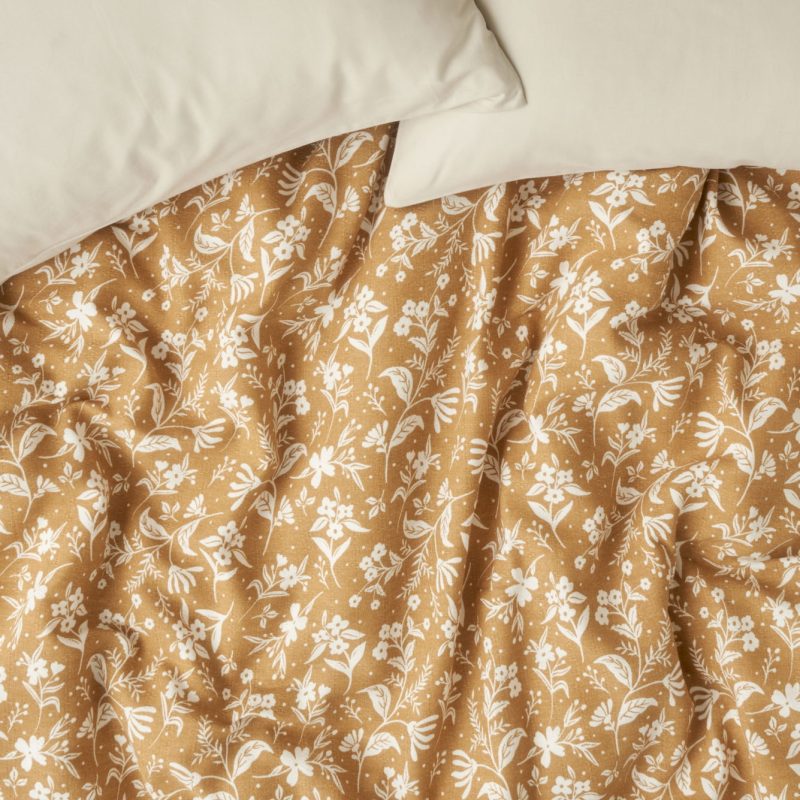 Heather  Double Size Summer Blanket Msutard (200x220 cm) - Image 2