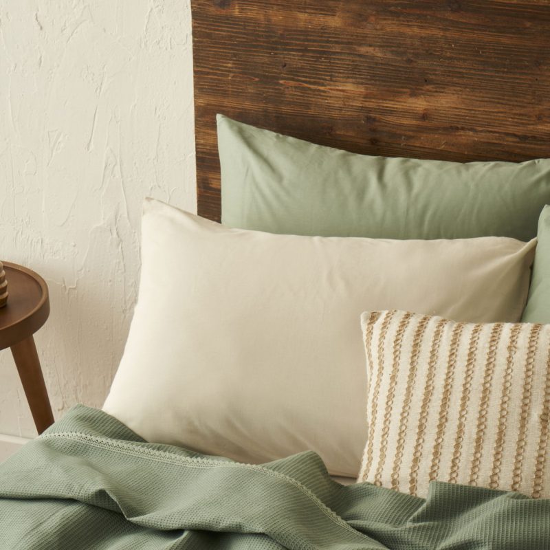 Feel Double Size Summer Blanket Green (200x220 cm) - Image 3