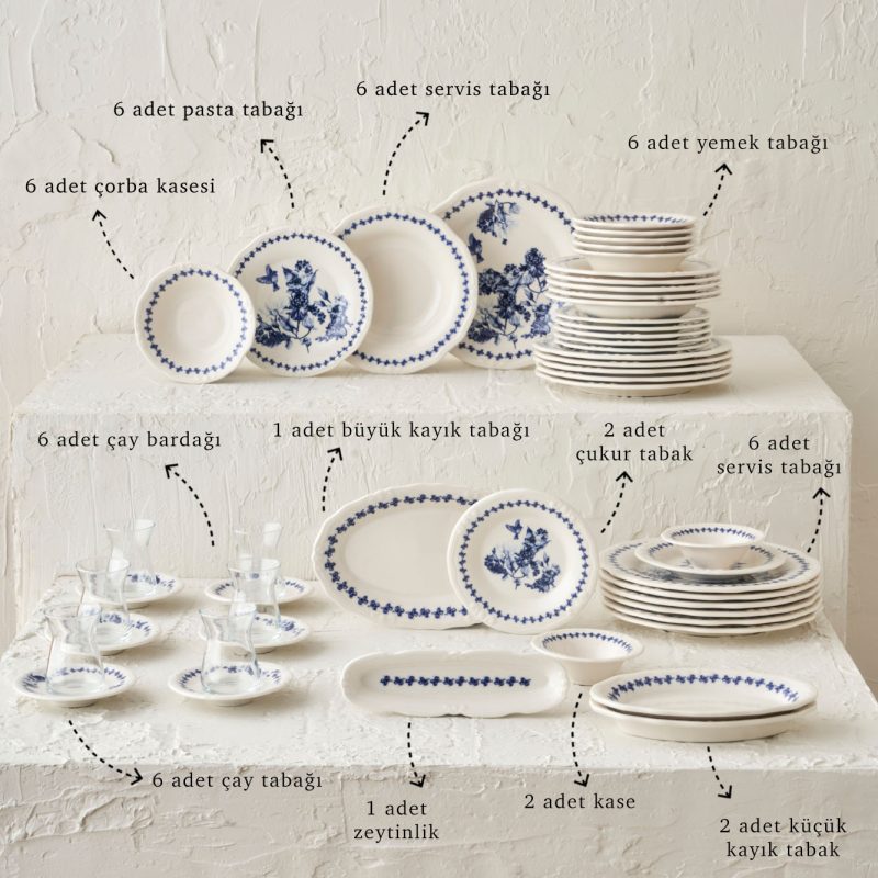 Vanessa 50 Piece Table Set