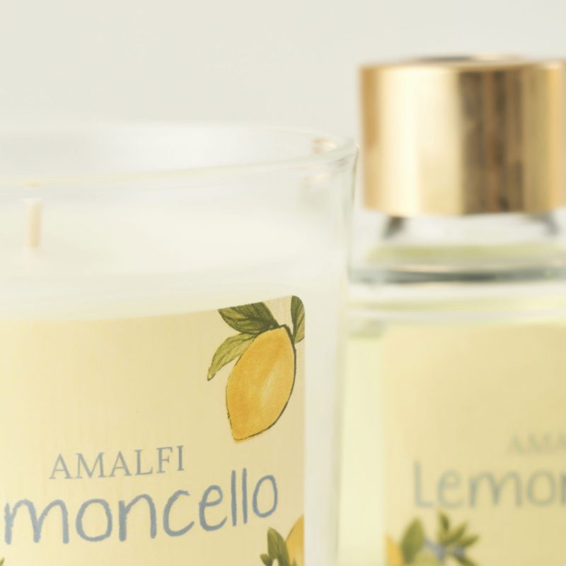 Limoncello Amalfi Air Freshener and Candle Gift Set - Image 3