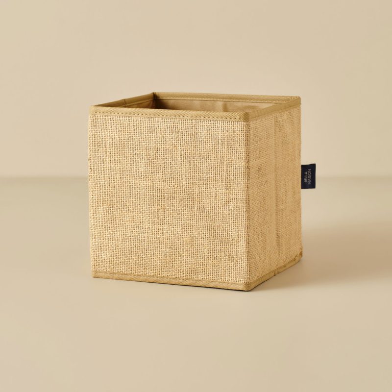 Rose Jute Box Without Lid (20x20 cm)
