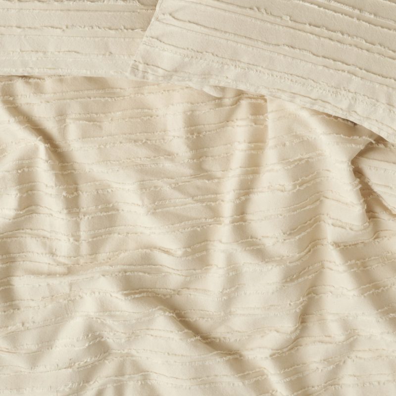 Vintage Bedspread Set Cream (240x260) - Image 2