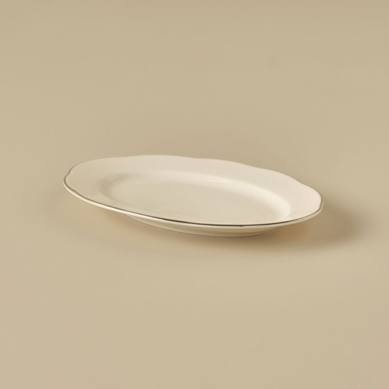 Clover Serving Plate Silver (25 cm) - Image 2