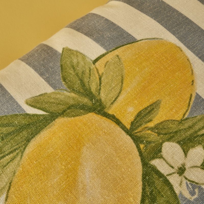Lemoncello Printed Throw Pillow Cover - Image 2