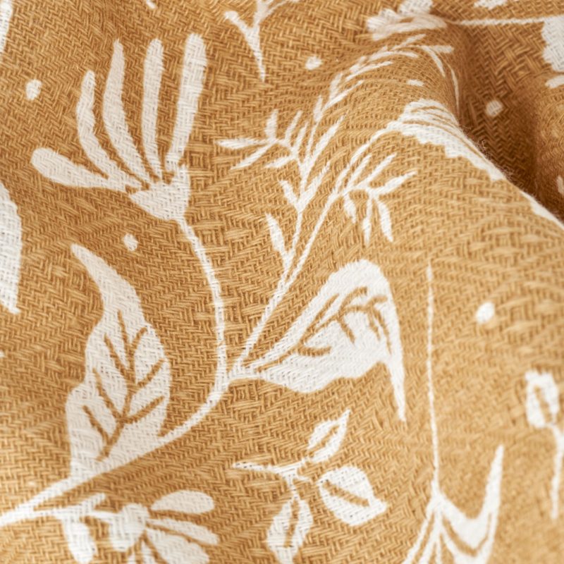 Heather  Double Size Summer Blanket Msutard (200x220 cm) - Image 5