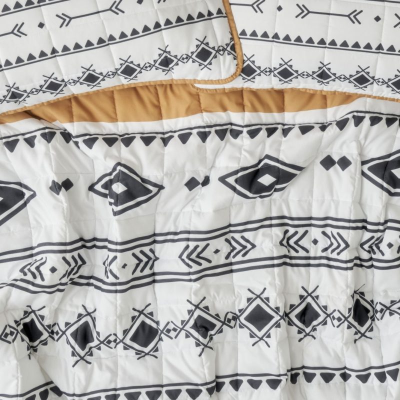 Ivory Quilted Multi-Purpose Double Bedspread Set - Image 2