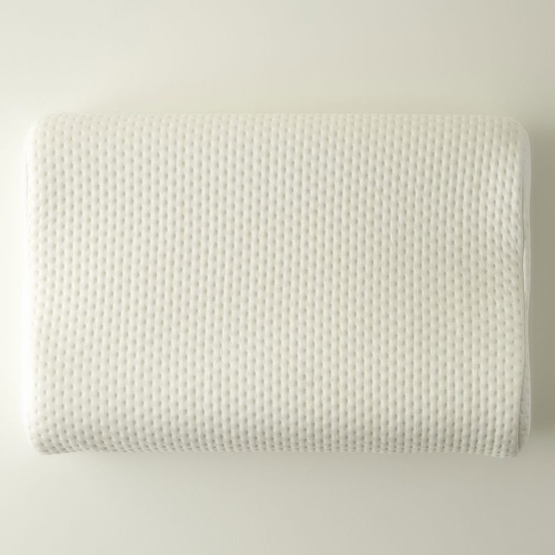 Orthopedic Visco Pillow with Neck Support White (55X35X12X10 cm) - Image 2