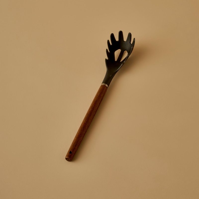 Golby Spaghetti Spoon Black (32x6 cm) - Image 2
