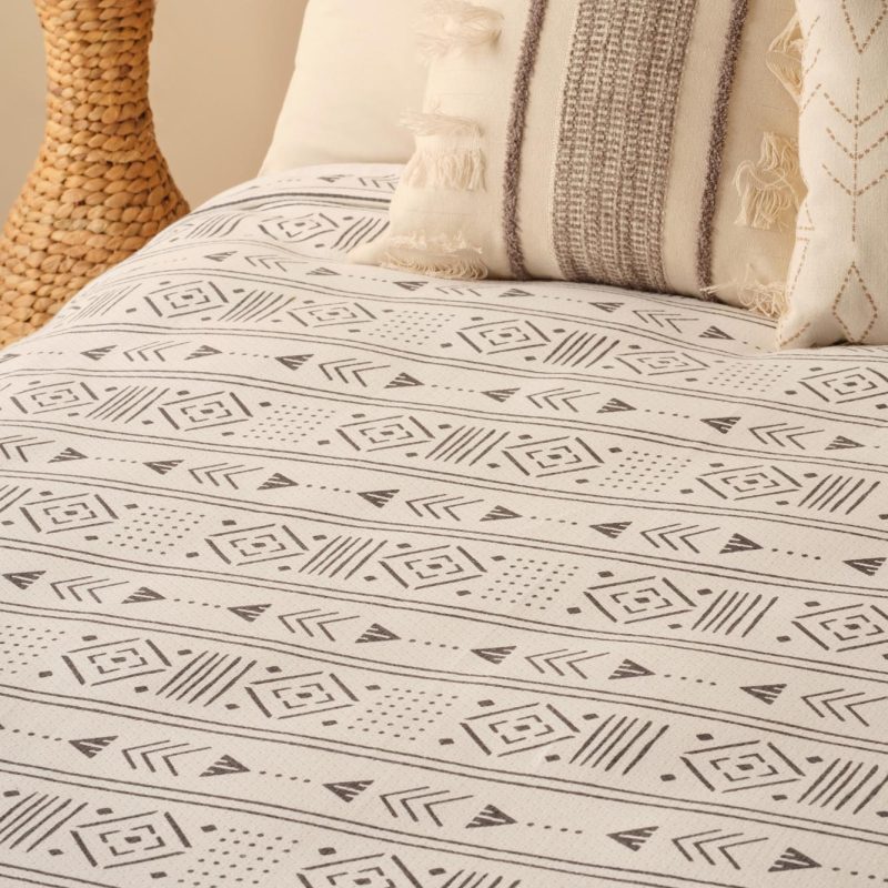 Anchal Double Size Summer Blanket Anthracite (200x220 cm) - Image 2
