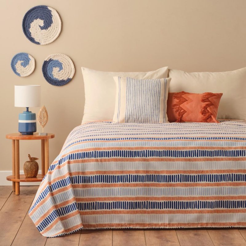 Cooper Double Size Summer Blanket Blue (200x220 cm)