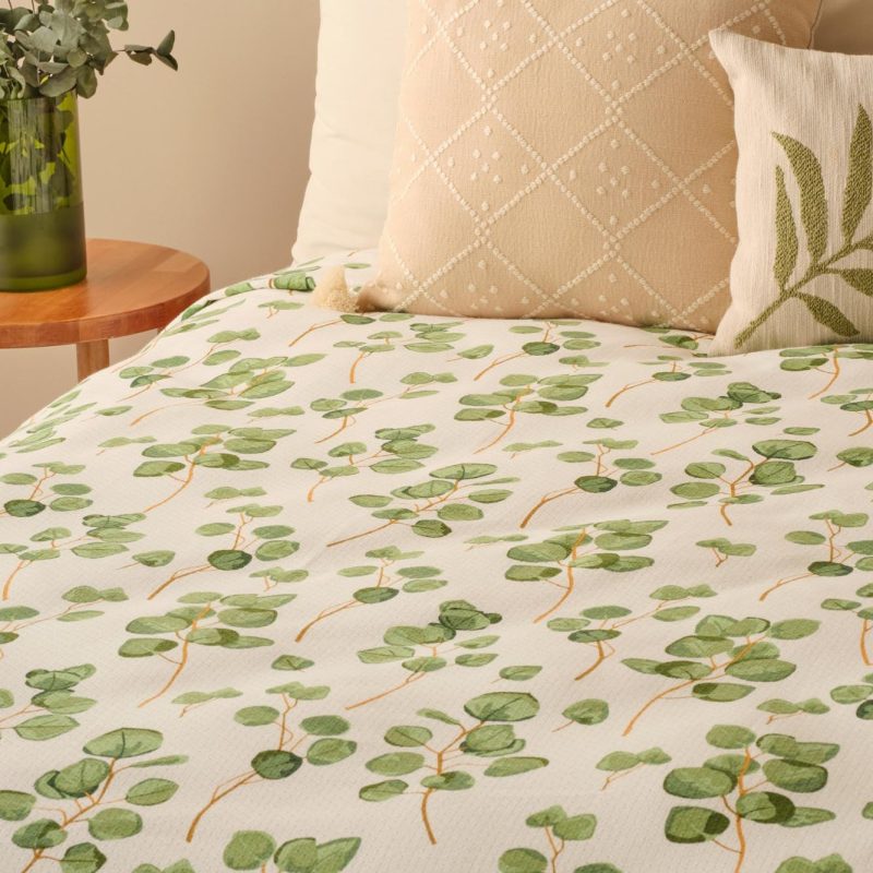 Ocaliptus Double Size Summer Blanket Green (200x220 cm) - Image 2