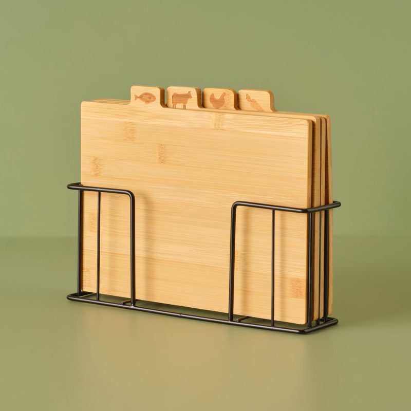 Curvi Trencher Set of 4 Natural (28x20x7 cm) - Image 2