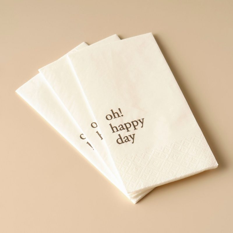 Oh Happy Day Napkin 100 Piece