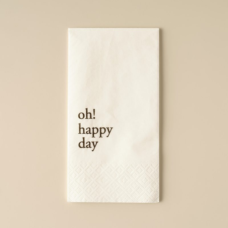 Oh Happy Day Napkin 100 Piece - Image 2