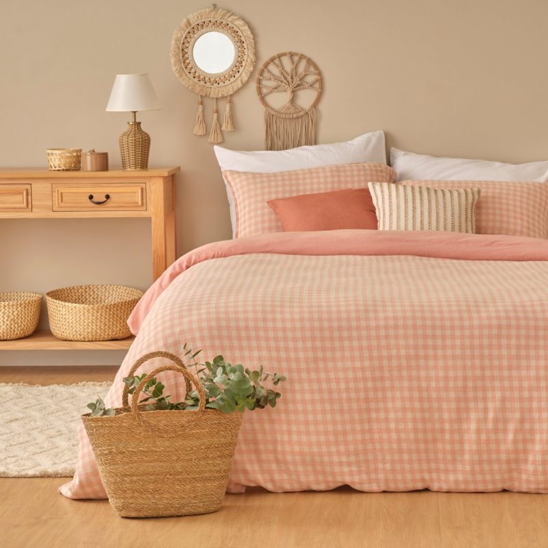 Pavia Yarn Dyed King Size Duvet Cover Set