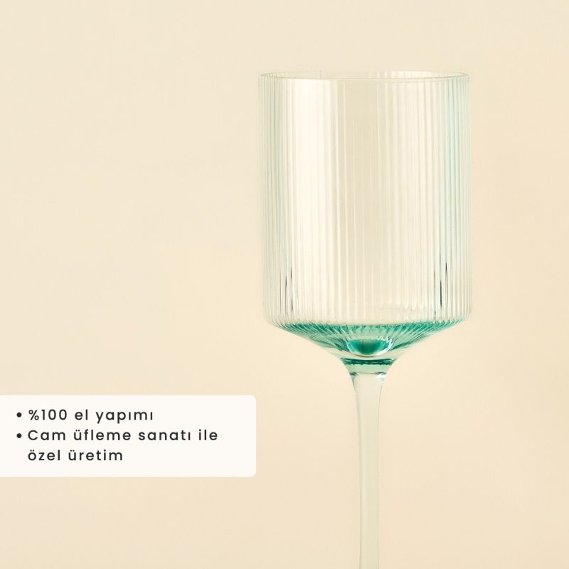 Stripe Wine Glass - Image 2