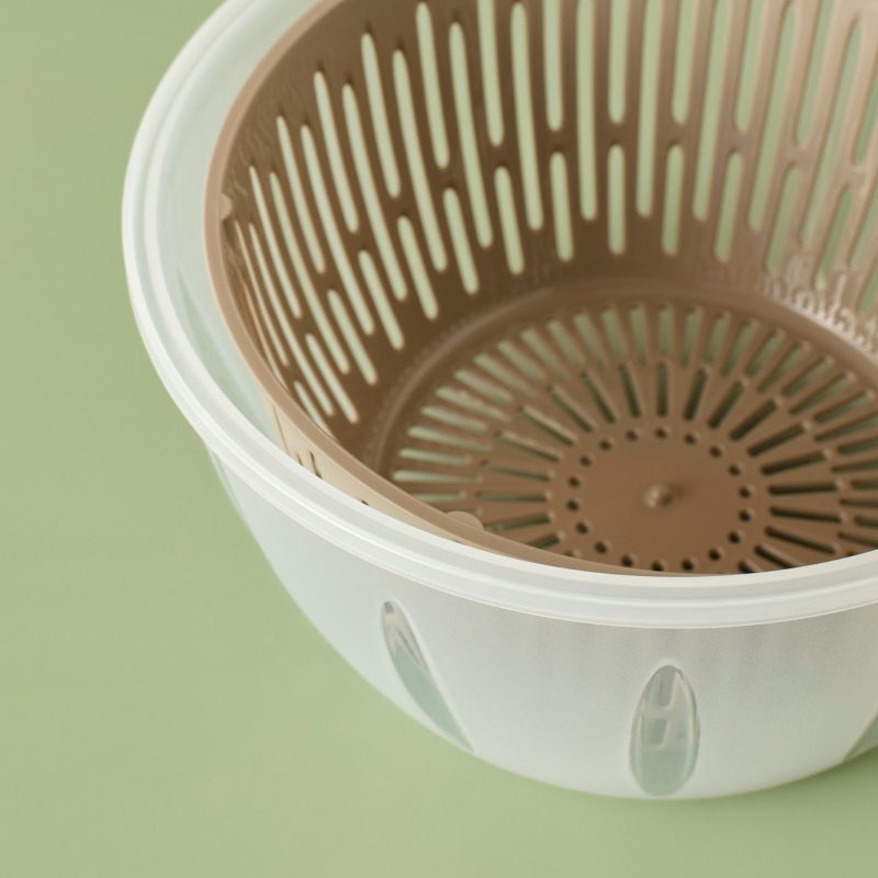 Adapt Salad Dryer Beige (25.6X25.6X14.2 cm) - Image 3