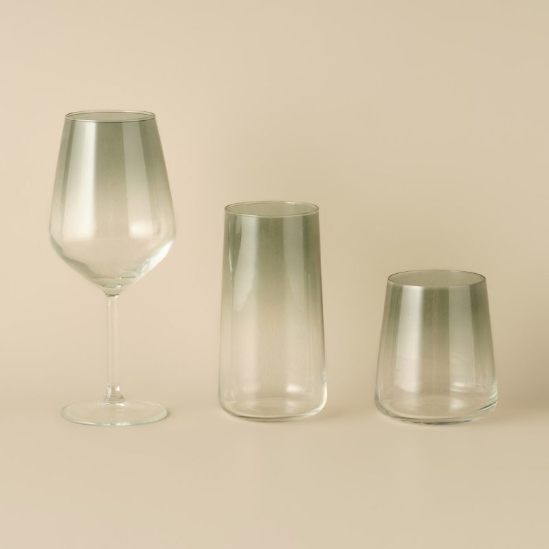 Mona Soft Drink Glass Set of 6 Green (540 cc) - Image 2