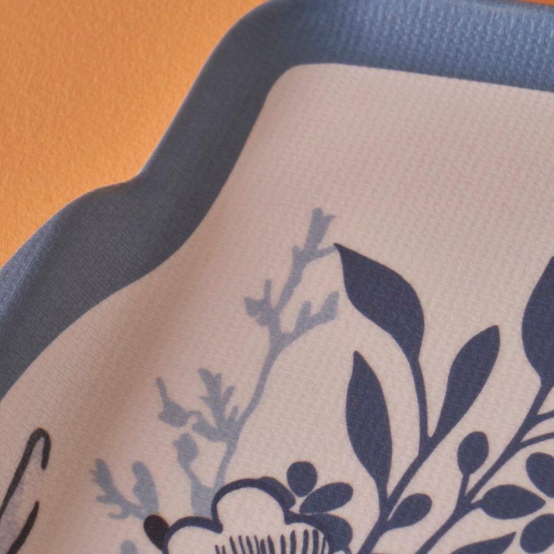 Bleu Blanc Melamine Tray 42x31 cm - Image 2