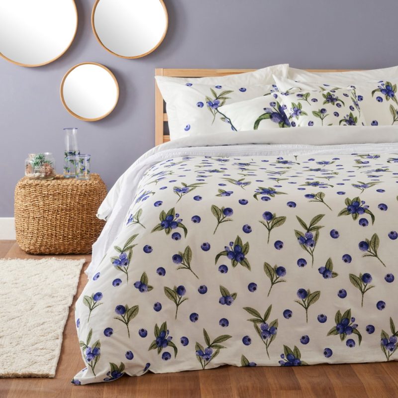 Blueberry King Size Duvet Cover Set