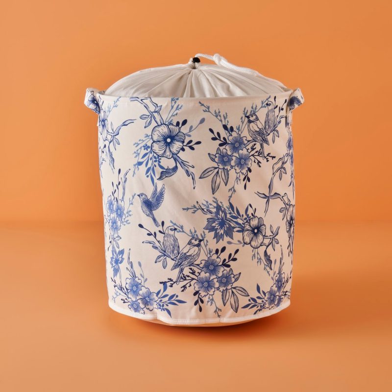 Bleu Blanc 2-Piece Laundry Basket Set - Image 2