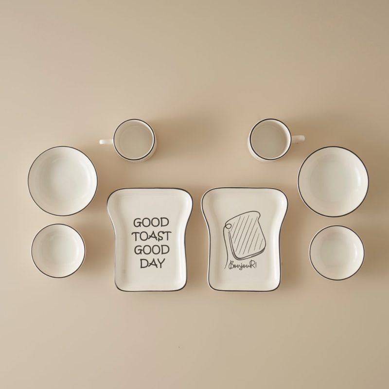 Toast 8 Pieces Breakfastware Set - Image 2