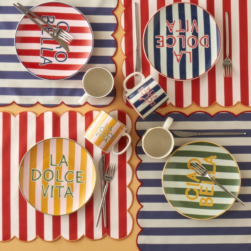 Line Dessert Plate Set of 4 - Image 2