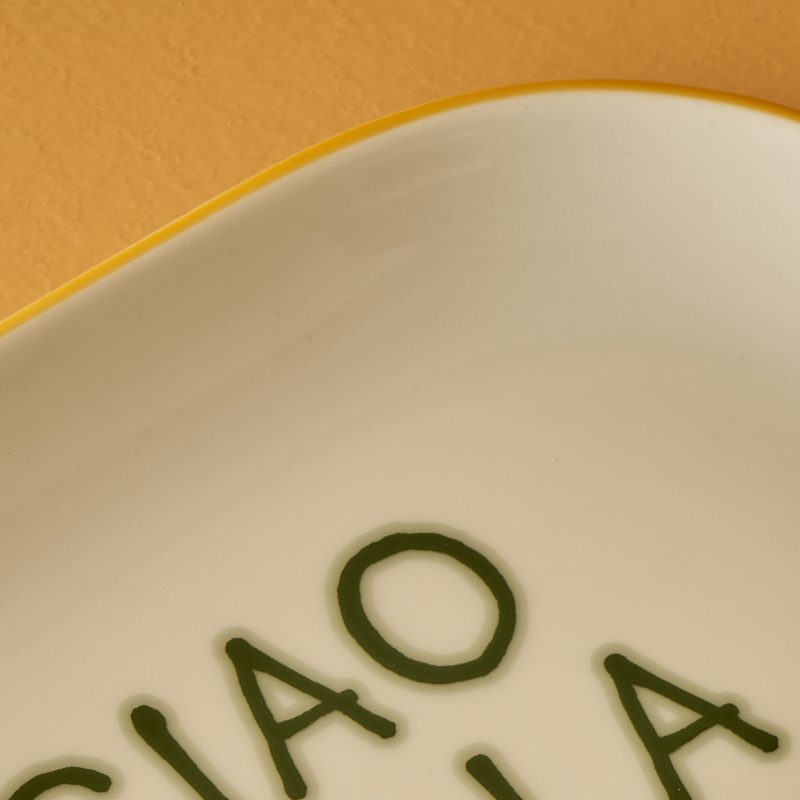 Line Porcelain Serving Plate 18x11 cm - Image 2