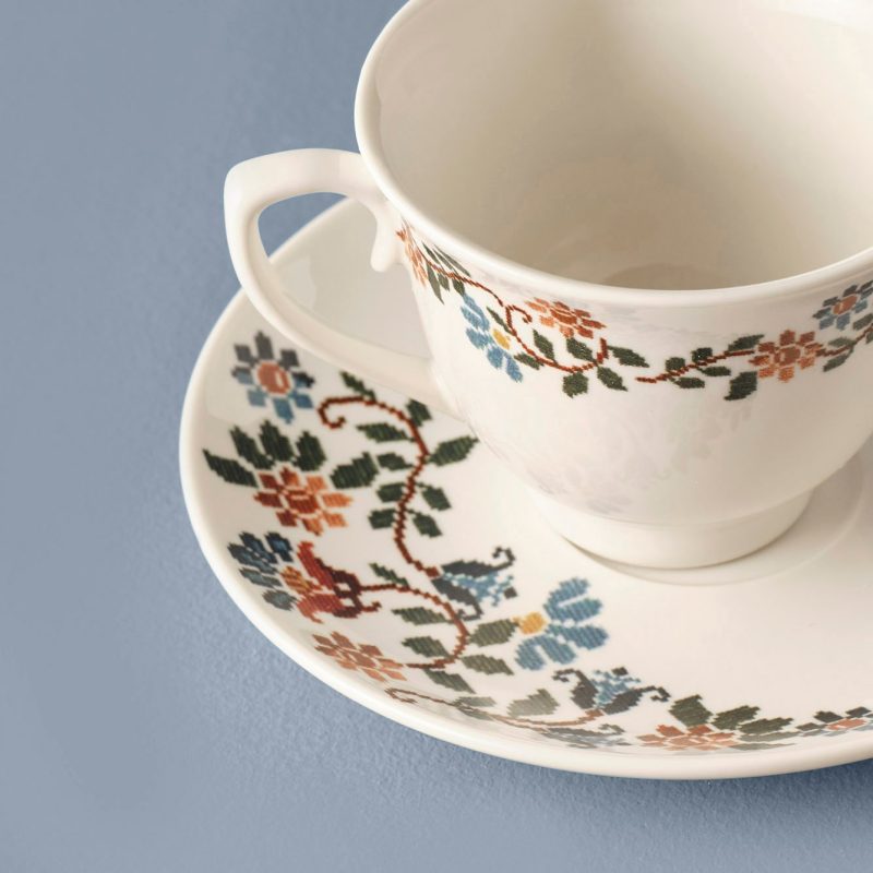 Vintage Set of 2 Coffee Cups - Image 2