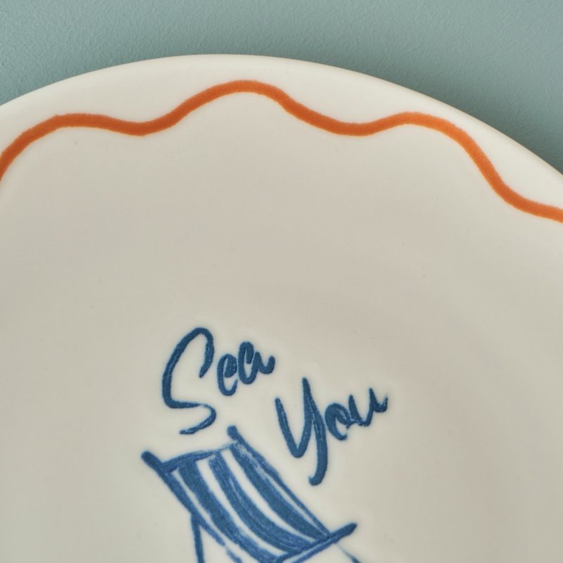 Marine Dessert Plate Set of 6 - Image 2