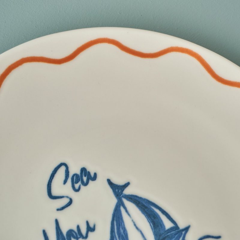 Marine Dessert Plate Set of 6 - Image 3