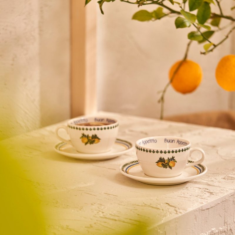 Lemoncello Tea Cup Set of 2 - Image 2