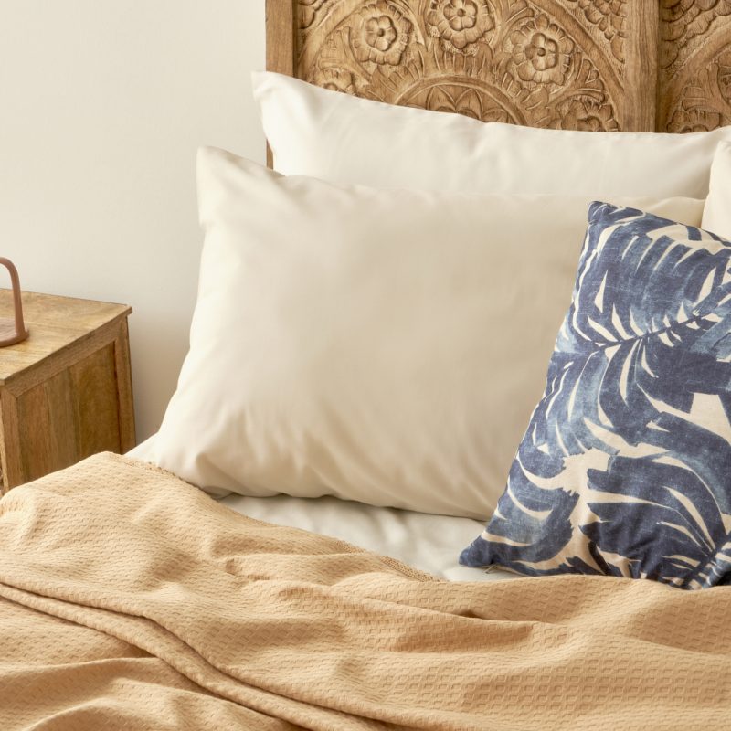 Stormi Double Size Summer Blanket Beige (200x220 cm) - Image 3
