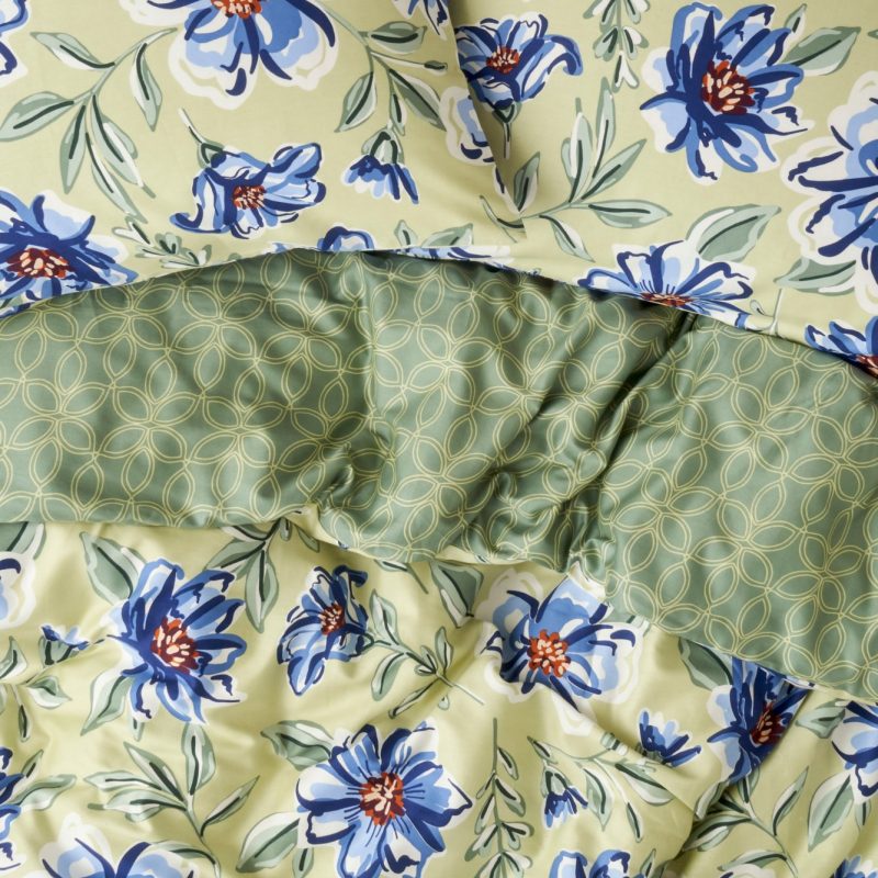 Marlowe Double Duvet Cover Set Green (200x220 cm) - Image 2