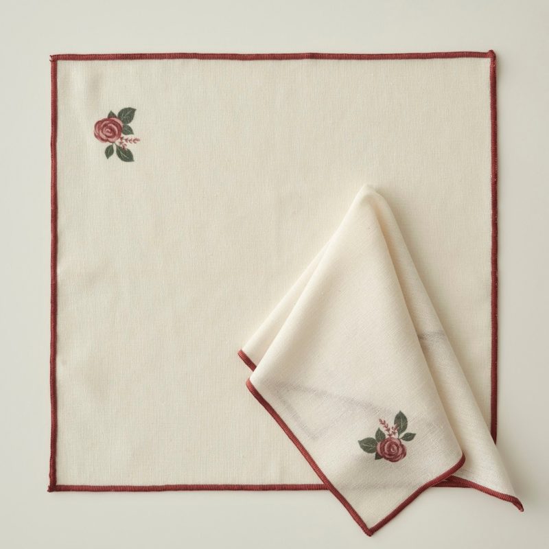 Rose Printed Napkin